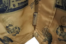 Load image into Gallery viewer, 極美品 PELLE PELLE ペレペレ 長袖シャツ ドル紙幣シャツトップス レーヨン ポリエステル XL ブラウン 中古 64982