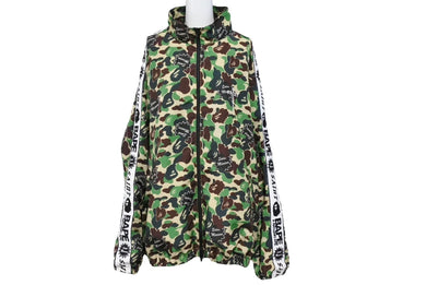 極美品 A BATHING APE アベイシングエイプ SAINT MICHAEL セントマイケル アウター ブルゾン SM-YS8-0000-C29 サイズXL グリーン 中古 64987 