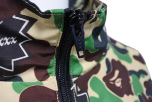 極美品 A BATHING APE アベイシングエイプ SAINT MICHAEL セントマイケル アウター ブルゾン SM-YS8-0000-C29 サイズXL グリーン 中古 64987 