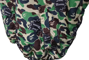 極美品 A BATHING APE アベイシングエイプ SAINT MICHAEL セントマイケル アウター ブルゾン SM-YS8-0000-C29 サイズXL グリーン 中古 64987 
