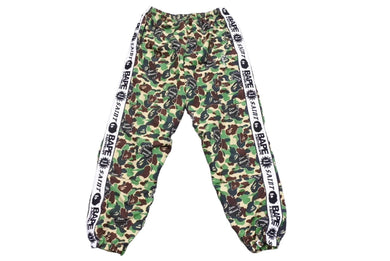 極美品 SAINT MICHAEL BAPE セントマイケル アベイシングエイプ トラックパンツ SM-YS8-0000-C30 サイズM グリーン 美品 中古 64988 