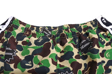 画像をギャラリービューアに読み込む, 極美品 SAINT MICHAEL BAPE セントマイケル アベイシングエイプ トラックパンツ SM-YS8-0000-C30 サイズM グリーン 美品 中古 64988 