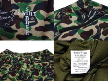 画像をギャラリービューアに読み込む, 極美品 SAINT MICHAEL BAPE セントマイケル アベイシングエイプ トラックパンツ SM-YS8-0000-C30 サイズM グリーン 美品 中古 64988 