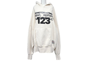 RIVINGTON roi Rebis リヴィントンロイレヴィス RRR 123 パーカー プルオーバー フーディ サイズ3 ホワイト 美品 中古 64992