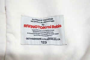RIVINGTON roi Rebis リヴィントンロイレヴィス RRR 123 パーカー プルオーバー フーディ サイズ3 ホワイト 美品 中古 64992