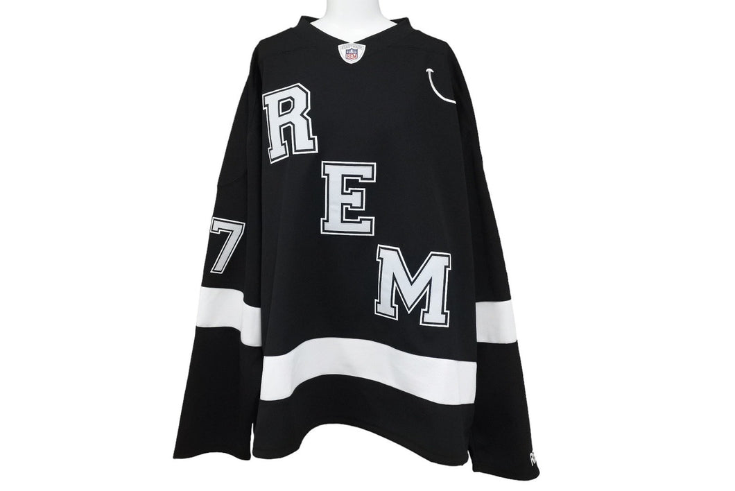 新品未使用 READY MADE レディメイド カットソー ゲームシャツ フットボールシャツ ブラック グレー ホワイト サイズ2 中古 64995