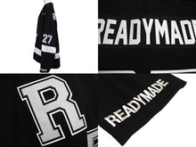 画像をギャラリービューアに読み込む, 新品未使用 READY MADE レディメイド カットソー ゲームシャツ フットボールシャツ ブラック グレー ホワイト サイズ2 中古 64995