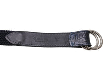 Load image into Gallery viewer, ANDERSON&#39;S アンダーソンズ ベルト Wリング メッシュベルト ネイビー シルバー 金具 全長96cm 良品 中古 64997