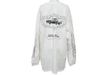 画像をギャラリービューアに読み込む, 極美品 WHIP STATION ウィップステーション 長袖Tシャツ トップス ピンストライピング ロングスリーブ ホワイト サイズ2XL 中古 64998