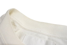画像をギャラリービューアに読み込む, 美品 JIL SANDER ジルサンダー 長袖Ｔシャツ 厚手 トップス ワッペン クールネック KKJMIW0512 ホワイト コットン XL 中古 65000