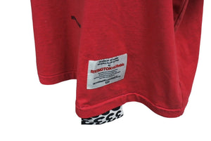 RIVINGTON roi Rebis リヴィントンロイレヴィス RRR123 半袖Ｔシャツ クールネック トップス サイズ3 レッド 美品 中古 65004