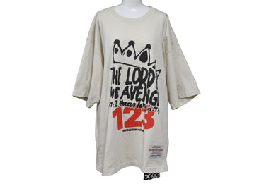RIVINGTON roi Rebis リヴィントンロイレヴィス RRR123 半袖Ｔシャツ クールネック トップス ベージュ サイズ3 美品 中古 65005
