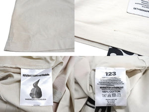 RIVINGTON roi Rebis リヴィントンロイレヴィス RRR123 半袖Ｔシャツ クールネック トップス ベージュ サイズ3 美品 中古 65005