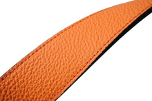 Load image into Gallery viewer, ITTI イッチ ベルト HERRIE HOLELESS BELT/ DIPLO FJORD B&#39;2nd ビーセカンド 785-1971002 レザー 全長113cm オレンジ 美品 中古 65007
