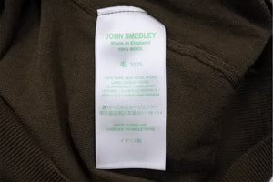 JOHN SMEDLEY ジョンスメドレー ニット セーター 長袖 タートルネック トップス CA45550 サイズL カーキ 美品 中古 65011