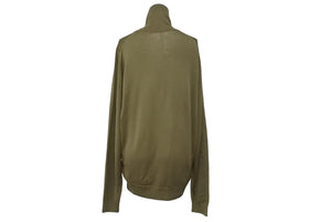 JOHN SMEDLEY ジョンスメドレー ニット セーター 長袖 タートルネック トップス CA45550 サイズL カーキ 美品 中古 65011