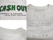 画像をギャラリービューアに読み込む, PHARRELL WILLIAMS ファレル ウィリアムス CPFM シーピーエフエム コラボ 半袖Ｔシャツ トップス クールネック ホワイト グリーン サイズXL 美品 中古 65017