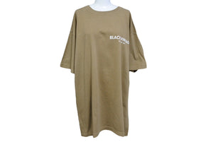 BLACK VINTAGE ブラック ヴィンテージ 半袖Tシャツ トップス カットソー クールネック ブラウン ホワイト サイズXXL 美品 中古 65023