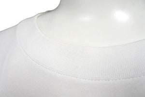 FUTUR フューチャー 長袖Ｔシャツ トップス クールネック プリントロゴ ホワイト ブラック コットン XL 美品 中古 65024