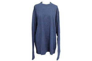 未使用 YEEZY GAP イージーギャップ長袖Ｔシャツ RN54023/CA17897 Mサイズ カニエウエスト コットン ネイビー 中古 65028 