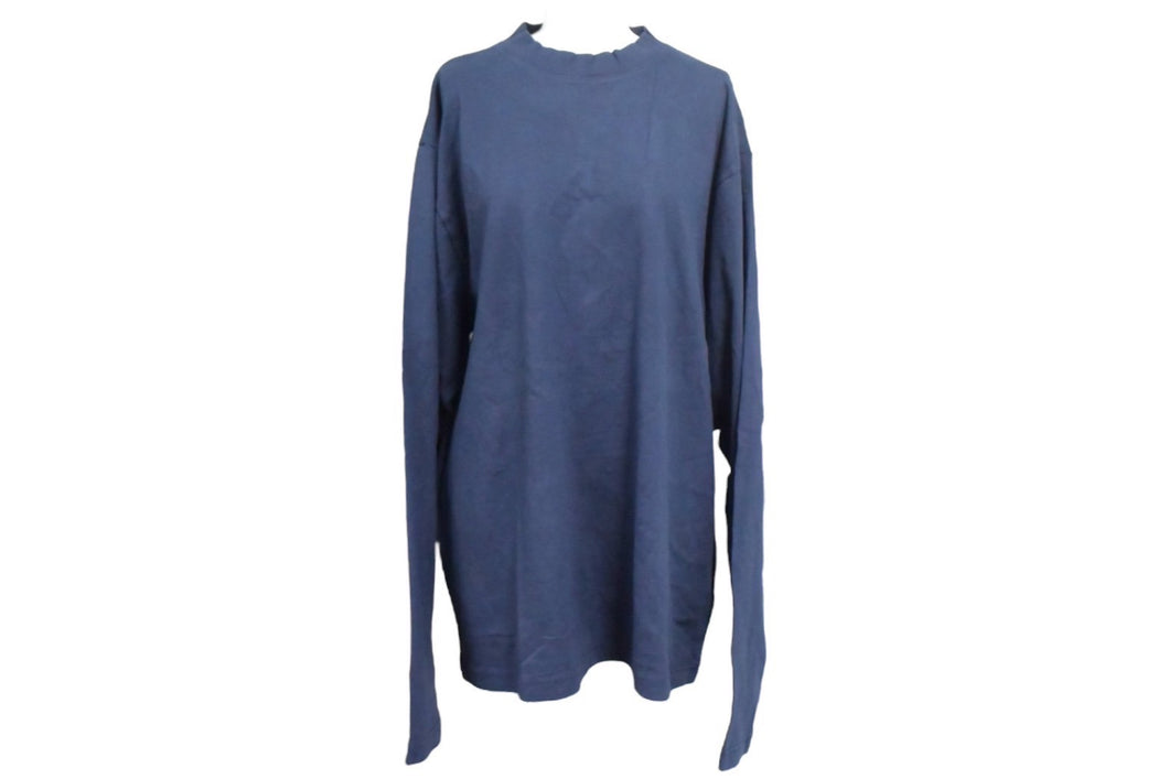未使用 YEEZY GAP イージーギャップ長袖Ｔシャツ RN54023/CA17897 Mサイズ カニエウエスト コットン ネイビー 中古 65028 