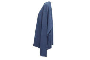 未使用 YEEZY GAP イージーギャップ長袖Ｔシャツ RN54023/CA17897 Mサイズ カニエウエスト コットン ネイビー 中古 65028 