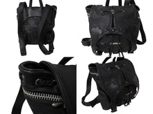 Load image into Gallery viewer, ChromeHearts クロムハーツ リュック バックパック CHクロス CHプラス レザークロスパッチ ダガージップ SS 良品 中古 65029