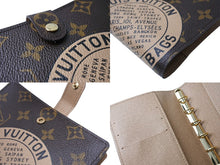 画像をギャラリービューアに読み込む, 極美品 LOUIS VUITTON ルイヴィトン アジェンダPM T&amp;B 手帳カバー モノグラム R21039 PVC レザー ブラウン ゴールド金具 中古 65030