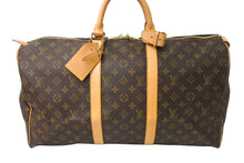 Load image into Gallery viewer, LOUIS VUITTON ルイヴィトン キーポル50 ボストンバッグ モノグラム M41426 ブラウン ゴールド金具 美品 中古 65040