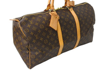 Load image into Gallery viewer, LOUIS VUITTON ルイヴィトン キーポル50 ボストンバッグ モノグラム M41426 ブラウン ゴールド金具 美品 中古 65040