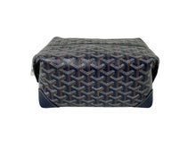 画像をギャラリービューアに読み込む, 新品未使用 GOYARD ゴヤール ボーイング 25 クラッチバッグ BOWLIN025TY09CL09P ネイビー シルバー金具 中古 65043