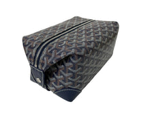 画像をギャラリービューアに読み込む, 新品未使用 GOYARD ゴヤール ボーイング 25 クラッチバッグ BOWLIN025TY09CL09P ネイビー シルバー金具 中古 65043