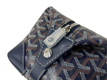 画像をギャラリービューアに読み込む, 新品未使用 GOYARD ゴヤール ボーイング 25 クラッチバッグ BOWLIN025TY09CL09P ネイビー シルバー金具 中古 65043