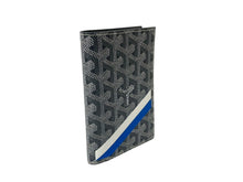 Load image into Gallery viewer, 新品未使用 GOYARD ゴヤール パスケース パスポートケース グルネル PVCコーティングキャンバス グレー マーカジュ 中古 65044