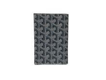 Load image into Gallery viewer, 新品未使用 GOYARD ゴヤール パスケース パスポートケース グルネル PVCコーティングキャンバス グレー マーカジュ 中古 65044