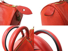 画像をギャラリービューアに読み込む, LOUIS VUITTON ルイヴィトン スピーディ35 ハンドバッグ M42997 エピ レザー レッド ゴールド金具 良品 中古 65045