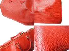 画像をギャラリービューアに読み込む, LOUIS VUITTON ルイヴィトン スピーディ35 ハンドバッグ M42997 エピ レザー レッド ゴールド金具 良品 中古 65045