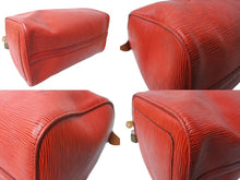 画像をギャラリービューアに読み込む, LOUIS VUITTON ルイヴィトン スピーディ35 ハンドバッグ M42997 エピ レザー レッド ゴールド金具 良品 中古 65045