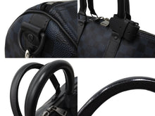Load image into Gallery viewer, LOUIS VUITTON ルイヴィトン キーポル ア ド ボストンバッグ N23361 ダミエ コバルト 旅行カバン 3WAY 美品 中古 65049
