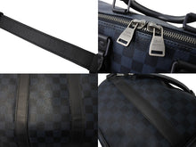 Load image into Gallery viewer, LOUIS VUITTON ルイヴィトン キーポル ア ド ボストンバッグ N23361 ダミエ コバルト 旅行カバン 3WAY 美品 中古 65049