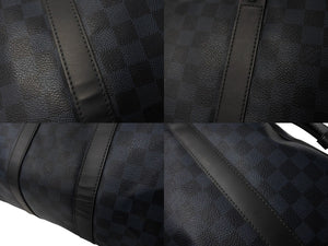 LOUIS VUITTON ルイヴィトン キーポル ア ド ボストンバッグ N23361 ダミエ コバルト 旅行カバン 3WAY 美品 中古 65049