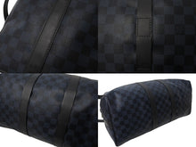 Load image into Gallery viewer, LOUIS VUITTON ルイヴィトン キーポル ア ド ボストンバッグ N23361 ダミエ コバルト 旅行カバン 3WAY 美品 中古 65049