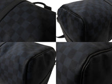 Load image into Gallery viewer, LOUIS VUITTON ルイヴィトン キーポル ア ド ボストンバッグ N23361 ダミエ コバルト 旅行カバン 3WAY 美品 中古 65049