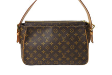 画像をギャラリービューアに読み込む, LOUISVUITTON ルイヴィトン ショルダーバッグ ヴィバシテGM M51163 ブラウン PVC レザー ゴールド金具 美品 中古 65050