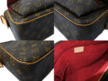 画像をギャラリービューアに読み込む, LOUISVUITTON ルイヴィトン ショルダーバッグ ヴィバシテGM M51163 ブラウン PVC レザー ゴールド金具 美品 中古 65050