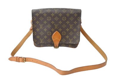LouisVuitton ルイヴィトン カルトシエールMM ショルダーバッグ M51253 SL 0950 モノグラム ブラウン 良品 中古 65052