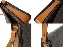 画像をギャラリービューアに読み込む, LouisVuitton ルイヴィトン カルトシエールMM ショルダーバッグ M51253 SL 0950 モノグラム ブラウン 良品 中古 65052