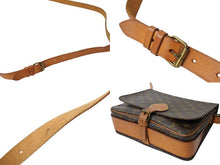 画像をギャラリービューアに読み込む, LouisVuitton ルイヴィトン カルトシエールMM ショルダーバッグ M51253 SL 0950 モノグラム ブラウン 良品 中古 65052