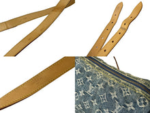 Load image into Gallery viewer, LOUIS VUITTON ルイ ヴィトン モノグラムデニム バギーPM ショルダーバッグ M95049 ブルー ブラウン 美品 中古 65056