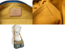 Load image into Gallery viewer, LOUIS VUITTON ルイ ヴィトン モノグラムデニム バギーPM ショルダーバッグ M95049 ブルー ブラウン 美品 中古 65056